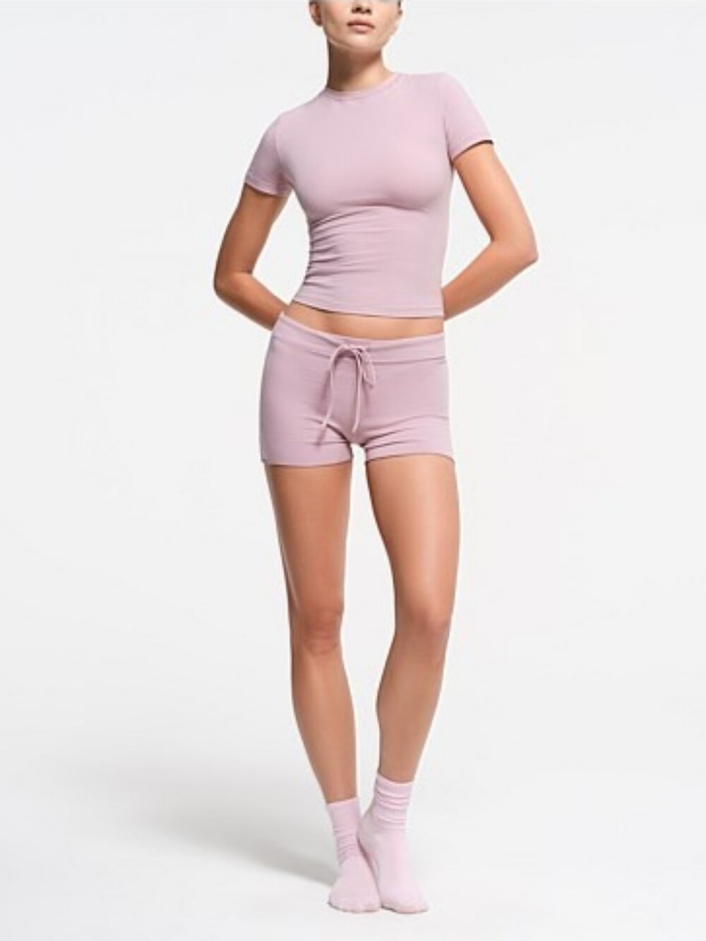 SKIMS Cotton Jersey Short Dusk Small